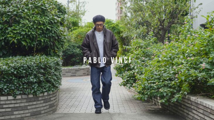 【PABLO VINCI】レザーダウンとオイルドチノのジャケット。