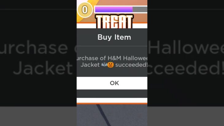Sniping H&M Halloween Puffer Jacket #roblox #shorts #fyp