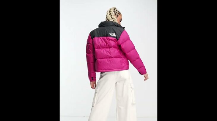 THE NORTH FACE | Women’s Shiny 1996 Retro Nuptse Down Puffer-Jacket Fuchsia Pink Black | JD Sports