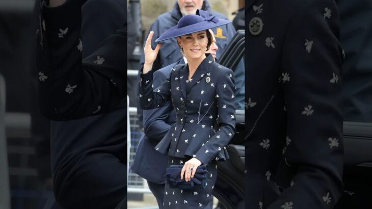 The Princess of Wales looked stunning in a vintage-inspired peplum jacket and coordinating midi