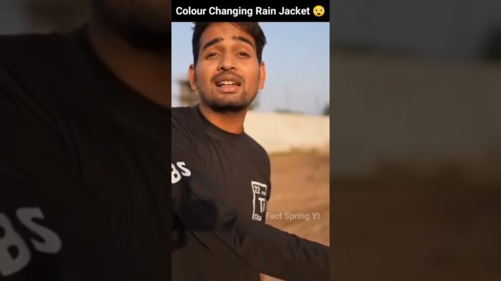 Colour Changing Rain Jacket 😲| It works or not  #shorts #youtubeshorts #viral   @MRINDIANHACKER