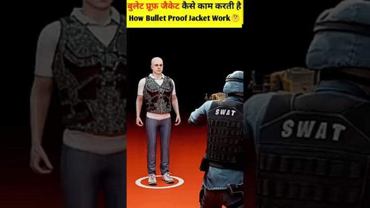 बुलेट प्रूफ़ जैकेट कैसे काम करती है How Bullet Proof Jacket Work🤔🤔(3D Animation)#shorts#