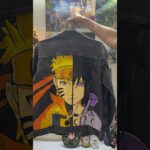 Naruto x Sasuke customized denim jacket #acrylicpainting #naruto #standingnexttoyou