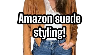 Over the Knee Boots and Finge Jacket Style! Amazon Finds for Night Out