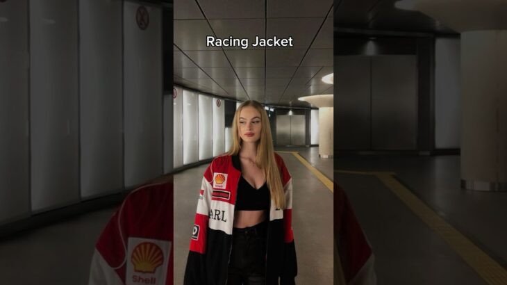 Racing Jacket 🏁🏎️.Follow for more #fuegostreetstyle #fitspalace #RacingJacket #streetwear
