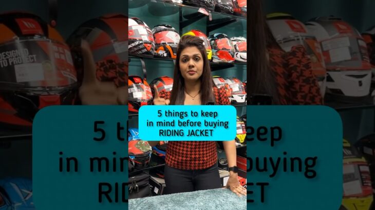 5 Things to Keep in mind before buying Riding Jacket