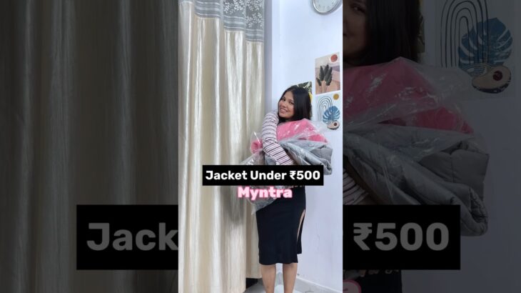 Jacket under ₹500 #fashion #jacket #haul #winterfashion #fashionstyle