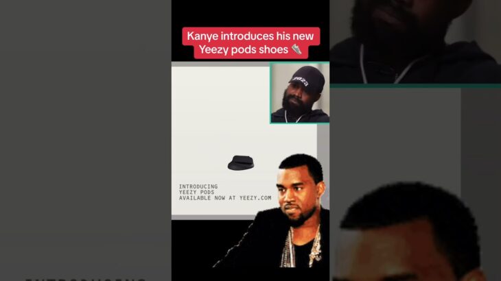 Kanye Introduced New Yeezy Pods Shoes 👟 #shorts #fashion #sneaker