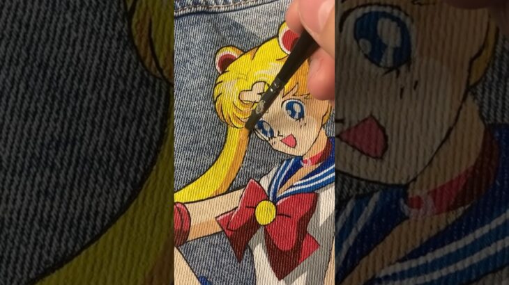 Painting A Custom Sailor Moon Jacket !