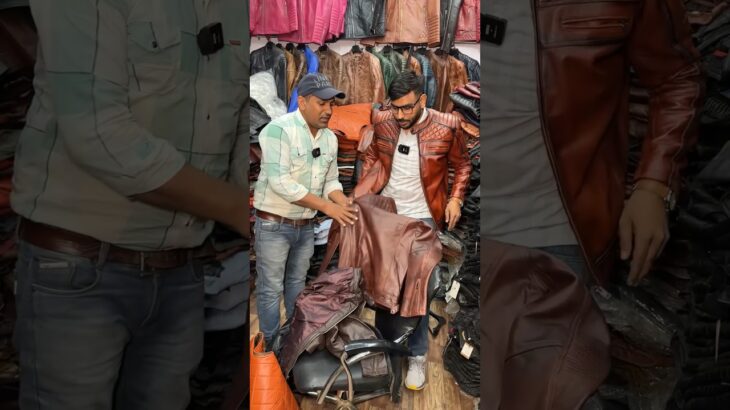Taj Leather Jacket in Delhi #youtubeshorts