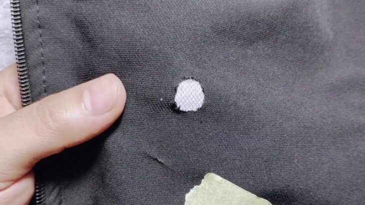 Teach yourself how to beautifully repair a hole in your jacket with just a needle and thread