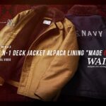 【こだわりの日本製】WAIPER.inc N-1 デッキジャケット アルパカライニング | US NAVYの銘品ヴィンテージを忠実に再現！