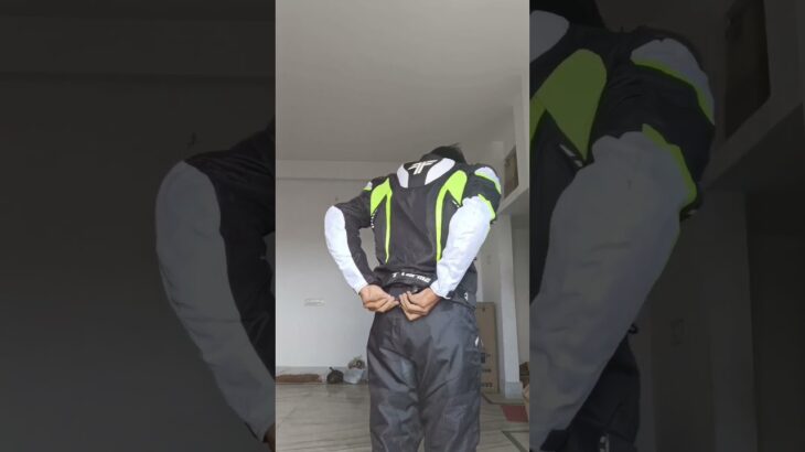 how to properly connect riding jacket with pant #rider #viral #trending