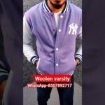 woolen versity boomber #jacket #versity #shorts