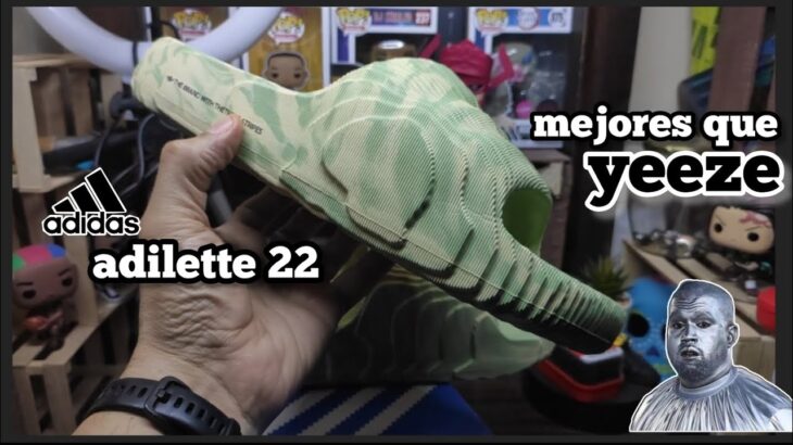 Adidas adilette 22 MEJORES QUE LAS YEEZE slide #snkrs #yeezy #adidas