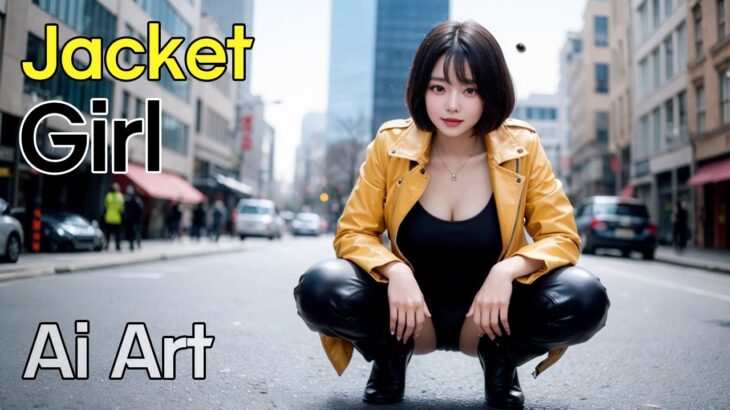 Ai LookBook 룩북 ai art 4k 자켓소녀 ジャケット少女 jacket girl #ai #lookbook #jacket