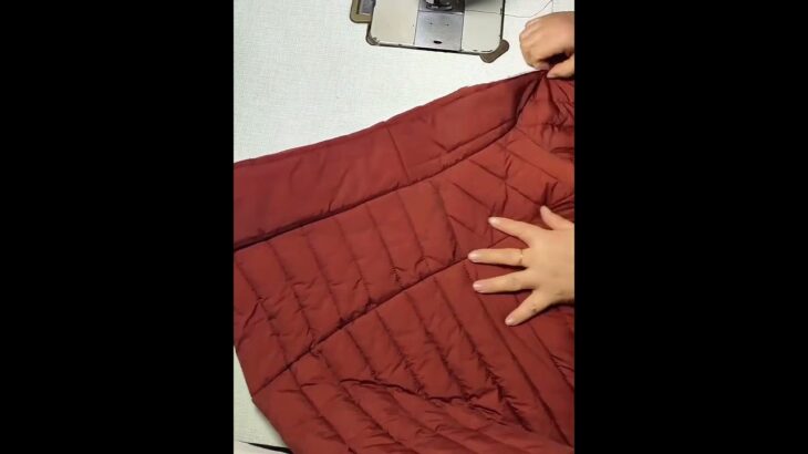 Down jacket too thin sewing method
