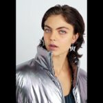 ELLESSE | Shiny Habster Winter Puffer Jacket Grey Silver Metallic Women | Zalando