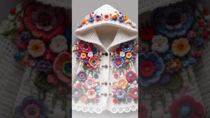 Handmade yearn jacket(share ideas)#crochet & knitting #handicraft