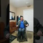 How I Remove a Button Up Jacket Sitting In Wheelchair #shorts #shortvideo #youtubeshorts #motivation