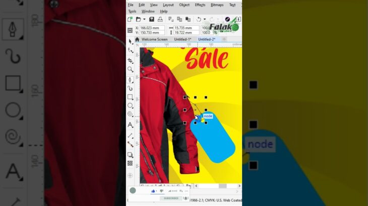 Jacket flyer Tutorial  |  PosterforWall  with 🔥CDR FILE🔥 #coreldraw #flyer