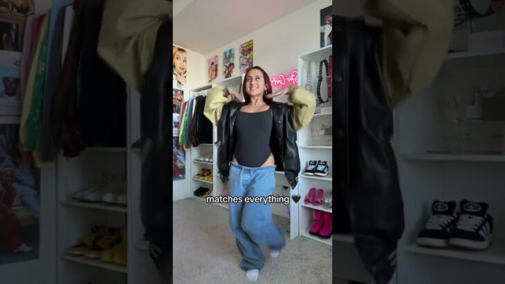 Styling My Varsity Jacket #fashion #outfitideas #streetwear #ootd #grwm #outfit #shorts