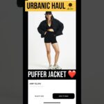 Urbanic puffer jacket🩷||#shorts #urbanic #jacket #youtubeshorts #unboxing