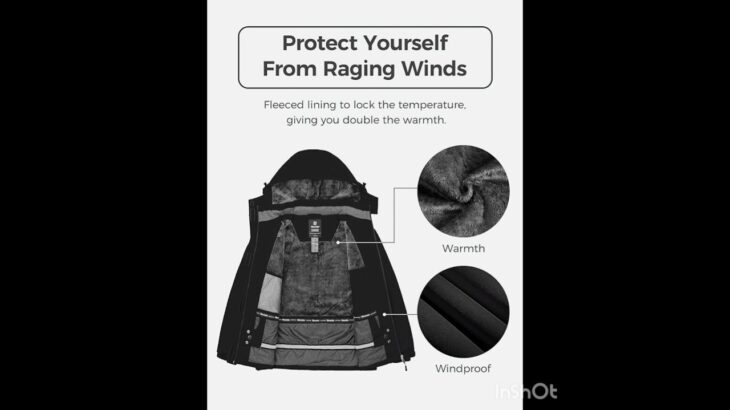 Women’s Waterproof Ski Jacket :Buy Now https://amzn.to/423Dknl