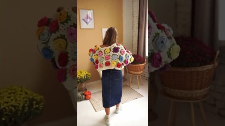 rose Garden Jacket is available in my shop – link in comments