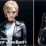 [AI Artworks Lookbook] Leather Jacket レザージャケット