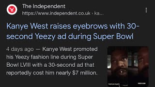 Kanye West’s YEEZY Super Bowl LVIII commercial (2024)