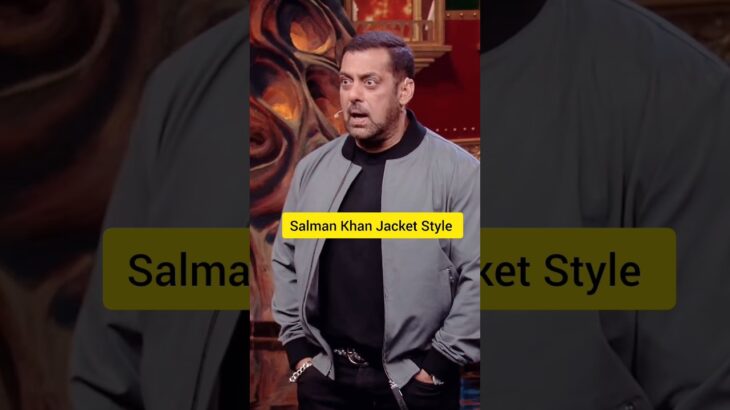 Salman Khan Jacket Style 😍 | Salman Khan Jacket bigg Boss #shorts #salmankhan