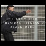 U.S.ARMY IPFU TRAINING JACKET DEEP BLACK DYE