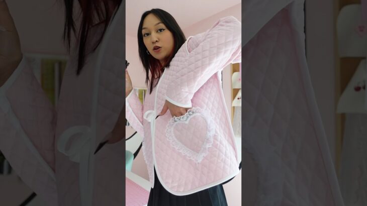 Watch me make a Quilted Jacket in 1 minute (by CLONING another jacket) #shorts