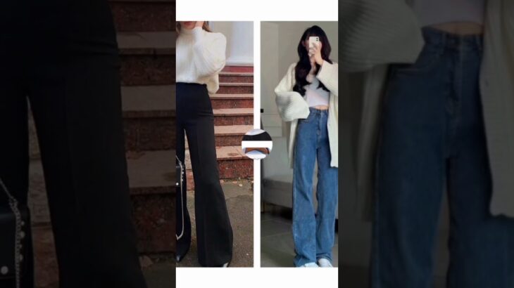 denim vs simple # dresses 👗# trousers 👖# jacket 🧥 # shoes 👟 # 1K #subscribe
