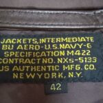 #133　MADE IN USAのA2のような革ジャケット