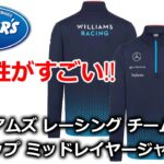 F1 2024 ウィリアムズ レーシング チーム ジップ ジャケット の 紹介 WILLIAMS F1 JR名古屋駅 新幹線地下街エスカ クラブウィナーズ
