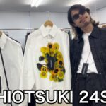【最速】SOSHIOTSUKI 24SS！シャツ&カットソー&デニム！今季のキーグラフィック、ひまわりが至る所に！デニムは定番のBDHジャケットに、パンツが新型です！