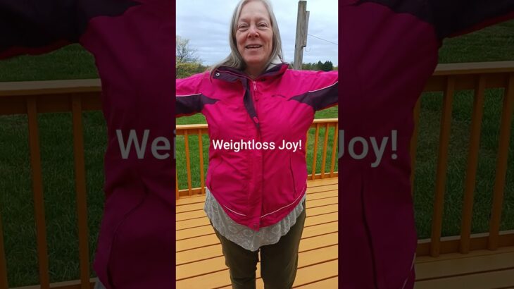 Weight loss Joy- My old jacket fits!