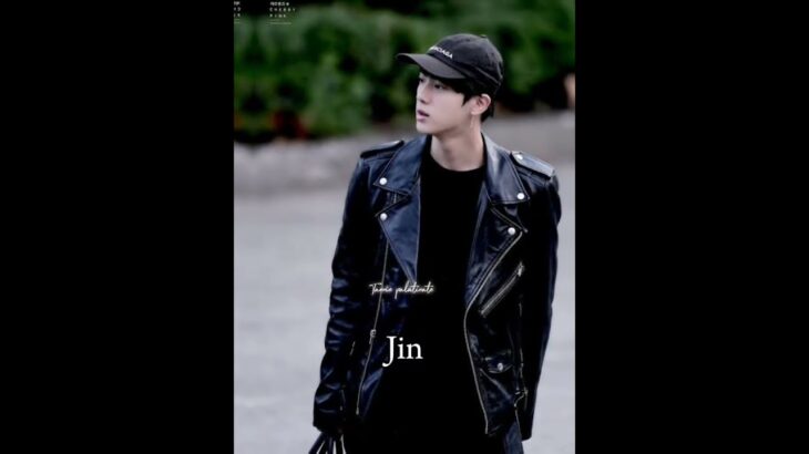 which BTS member looks best in lather jacket 😍💜#bts #rm #jin #suga #jhope #jimin #v #jungkook