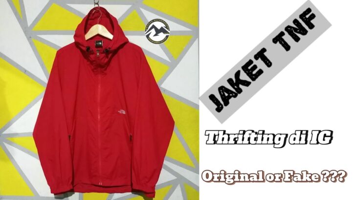 Thrifting Online Jaket The North Face || Wind Breaker Like New  || Online Thrifting