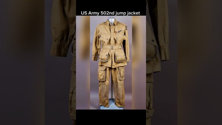US army 502nd jump jacket-gettysburg museum #ww2 #history #soldier #military #veteran #viral #shorts