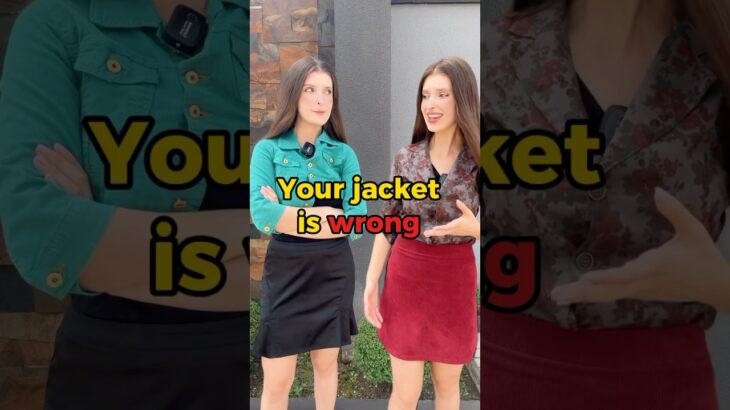 Your jacket is incorrect: Install & Improve Basic English Vocabulary