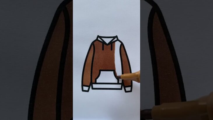 satisfied jacket color tutorial ☺️ #youtube #shortvideo #skills #painting #drawing