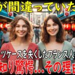 【海外の反応】「私が間違っていた」日本でスーツケースを失くしたフランス人女性が真実を知り驚愕   その理由とは？
