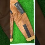 B3 Aviator Fur Lining Distressed Brown Shearling Leather Jacket  #leatherjacket #trending #fashion