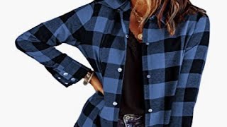 EVALESS Color Block Plaid Shacket Jacket Review, Perfect as a jacket or a dress