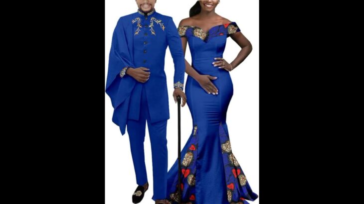 “Matched African Wedding Attire: Slim Dress & Irregular Jacket”https://amzn.to/3QyvgGy