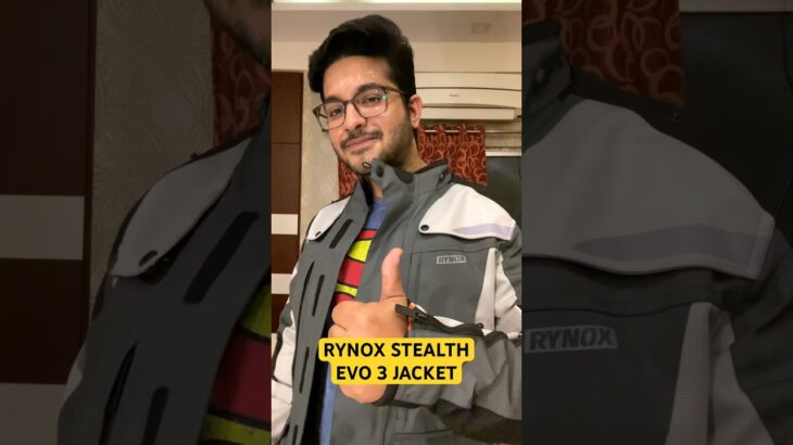Rynox Stealth Evo 3 Jacket #minivlog #minivlogshorts #rynox #youtubeshorts