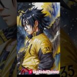 What if Sasuke wears Yellow Jacket? Version 2 #ai #naruto #anime